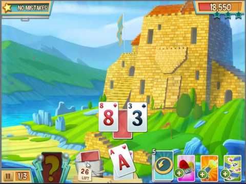 Video guide by Game House: Fairway Solitaire Level 217 #fairwaysolitaire