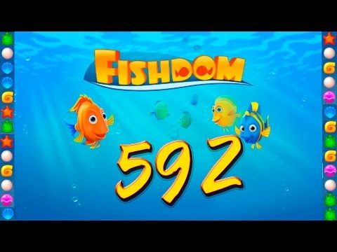 Video guide by GoldCatGame: Fishdom: Deep Dive Level 592 #fishdomdeepdive