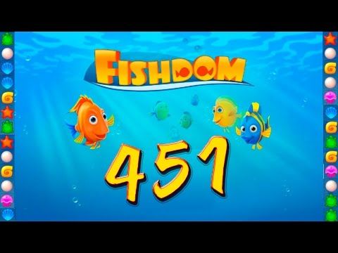 Video guide by GoldCatGame: Fishdom Level 451 #fishdom