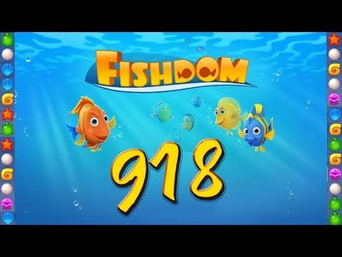Video guide by GoldCatGame: Fishdom: Deep Dive Level 918 #fishdomdeepdive