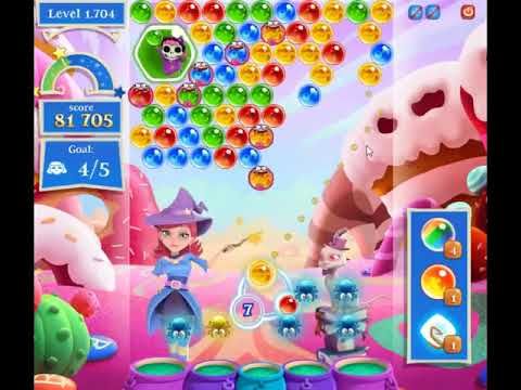 Video guide by skillgaming: Bubble Witch Saga 2 Level 1704 #bubblewitchsaga