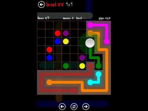 Video guide by TheDorsab3: Flow Free 9x9 level 55 #flowfree
