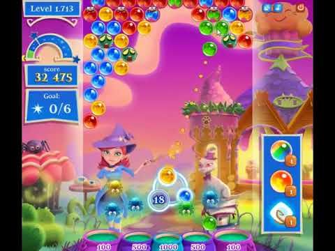 Video guide by skillgaming: Bubble Witch Saga 2 Level 1713 #bubblewitchsaga