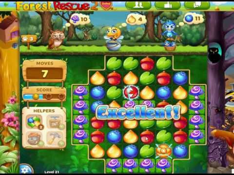 Video guide by Jiri Bubble Games: Forest Rescue 2 Friends United Level 21 #forestrescue2