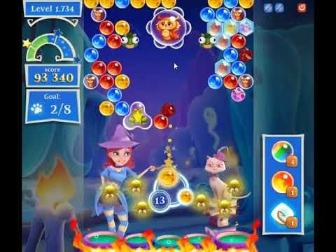 Video guide by skillgaming: Bubble Witch Saga 2 Level 1734 #bubblewitchsaga