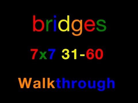 Video guide by : Flow Free: Bridges 7x7 levels 31-60 #flowfreebridges