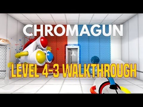 Video guide by Ambitious Nublets: ChromaGun Level 4-3 #chromagun