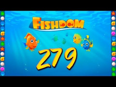 Video guide by GoldCatGame: Fishdom: Deep Dive Level 279 #fishdomdeepdive