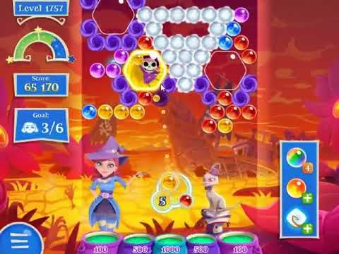 Video guide by skillgaming: Bubble Witch Saga 2 Level 1757 #bubblewitchsaga