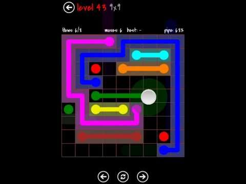 Video guide by TheDorsab3: Flow Free 9x9 level 43 #flowfree