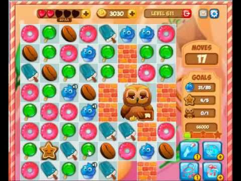 Video guide by Gamopolis: Candy Valley Level 611 #candyvalley