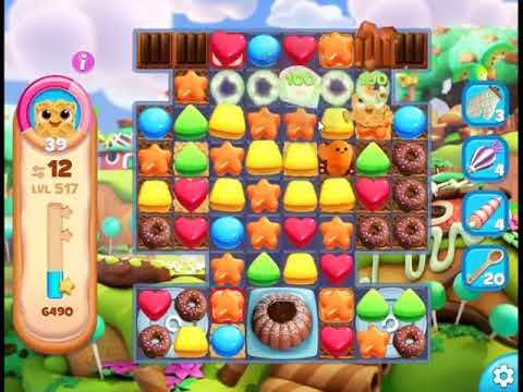 Video guide by skillgaming: Cookie Jam Blast Level 517 #cookiejamblast