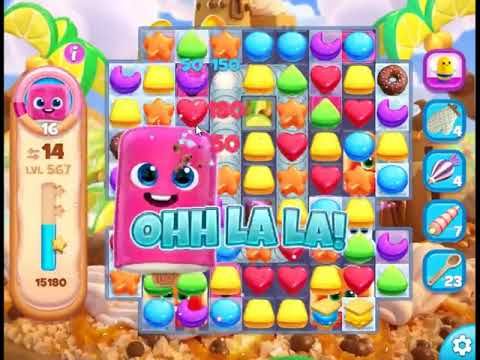 Video guide by skillgaming: Cookie Jam Blast Level 567 #cookiejamblast