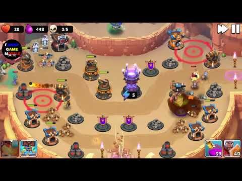 Video guide by Funny Game Mobile: Castle Creeps TD Chapter 34 - Level 136 #castlecreepstd