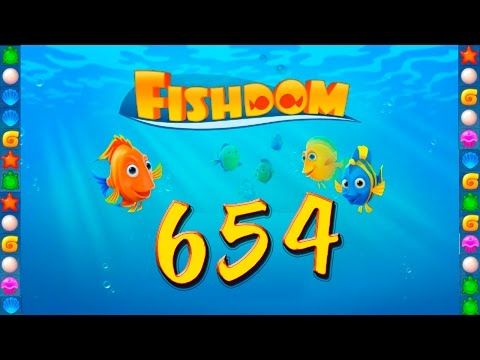 Video guide by GoldCatGame: Fishdom: Deep Dive Level 654 #fishdomdeepdive