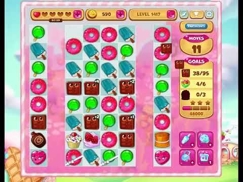 Video guide by Gamopolis: Candy Valley Level 1417 #candyvalley