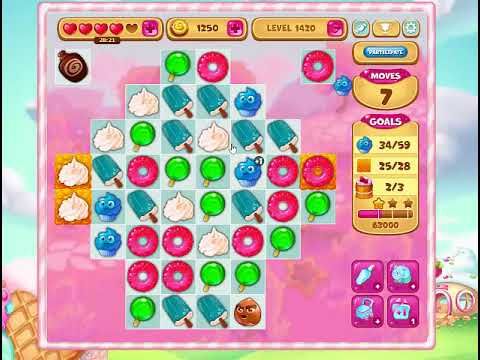 Video guide by Gamopolis: Candy Valley Level 1420 #candyvalley