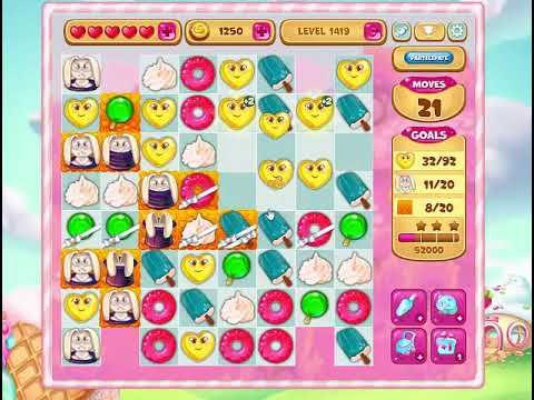 Video guide by Gamopolis: Candy Valley Level 1419 #candyvalley