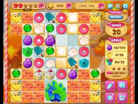 Video guide by Gamopolis: Candy Valley Level 1193 #candyvalley