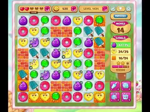 Video guide by Gamopolis: Candy Valley Level 1424 #candyvalley