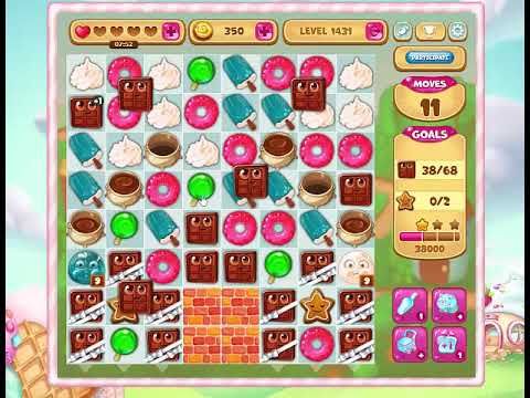 Video guide by Gamopolis: Candy Valley Level 1431 #candyvalley