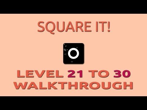 Video guide by Puzzle It Out!: ■ Square it! Level 21 #squareit