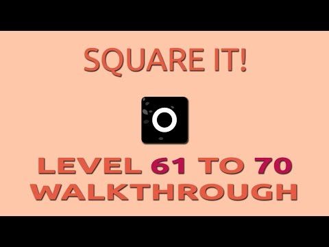 Video guide by Puzzle It Out!: ■ Square it! Level 61 #squareit