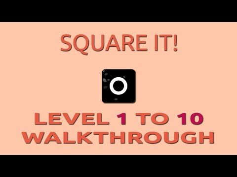 Video guide by Puzzle It Out!: ■ Square it! Level 1 #squareit