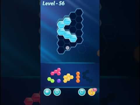 Video guide by Linnet's How To: Block! Hexa Puzzle Level 56 #blockhexapuzzle