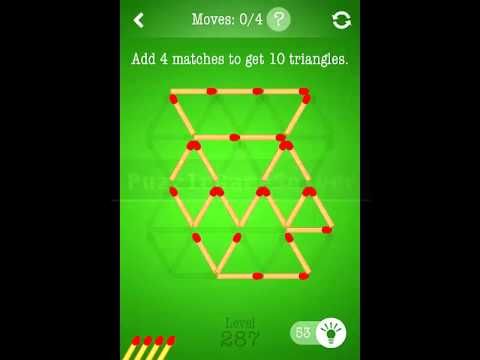 Video guide by Puzzlegamesolver: Matchsticks Level 281 #matchsticks