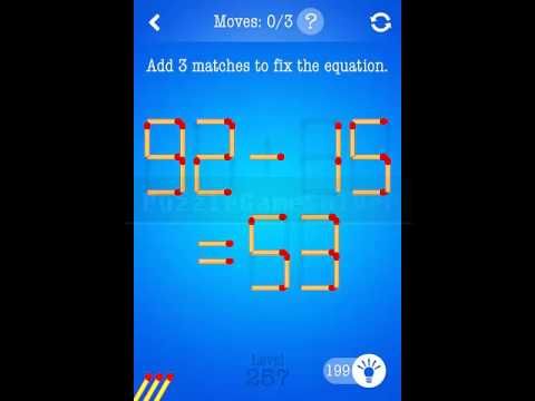 Video guide by Puzzlegamesolver: Matchsticks Level 251 #matchsticks