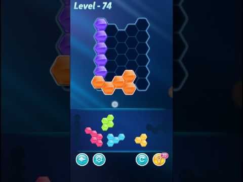 Video guide by Linnet's How To: Block! Hexa Puzzle Level 74 #blockhexapuzzle