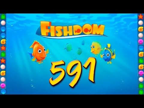 Video guide by GoldCatGame: Fishdom: Deep Dive Level 591 #fishdomdeepdive