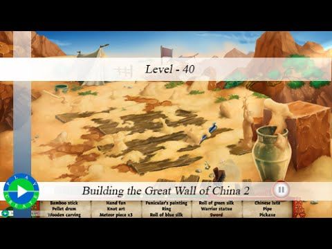 Video guide by myhomestock.net: Building the Great Wall of China Level 40 #buildingthegreat