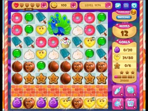 Video guide by Gamopolis: Candy Valley Level 1174 #candyvalley
