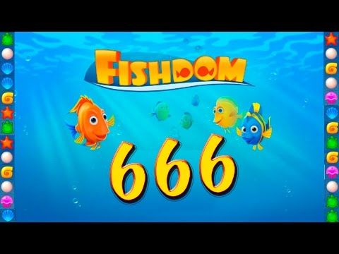 Video guide by GoldCatGame: Fishdom: Deep Dive Level 666 #fishdomdeepdive