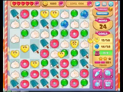 Video guide by Gamopolis: Candy Valley Level 1206 #candyvalley