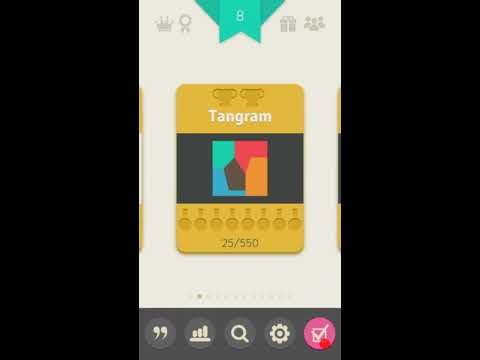 Video guide by Android Gamerz: Tangram! Level 1-25 #tangram