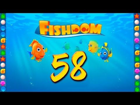 Video guide by GoldCatGame: Fishdom: Deep Dive Level 58 #fishdomdeepdive