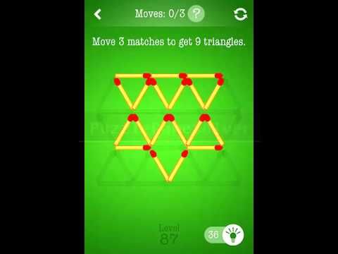 Video guide by Puzzlegamesolver: Matchsticks Level 81-90 #matchsticks