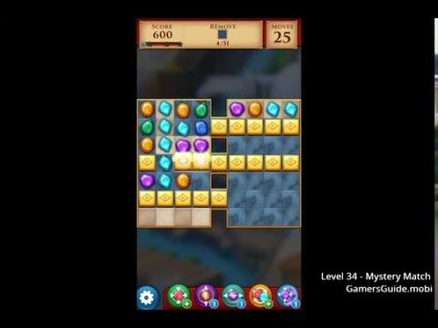 Video guide by Mobile Gamer's Guide: Mystery Match Level 34 #mysterymatch