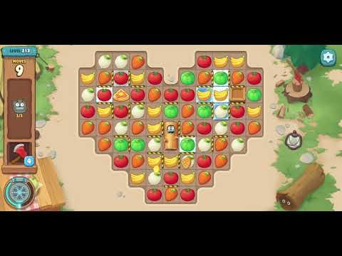 Video guide by Mint Latte: Match-3 Level 213 #match3