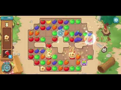 Video guide by Mint Latte: Match-3 Level 148 #match3