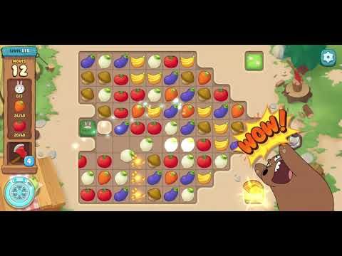 Video guide by Mint Latte: Match-3 Level 115 #match3