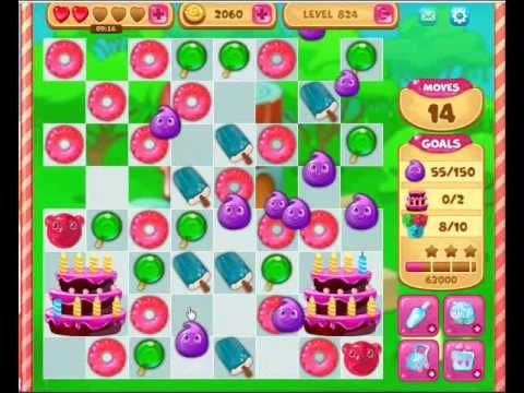 Video guide by Gamopolis: Candy Valley Level 824 #candyvalley