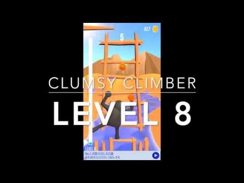 Video guide by Giant Tree: Clumsy Climber Level 8 #clumsyclimber