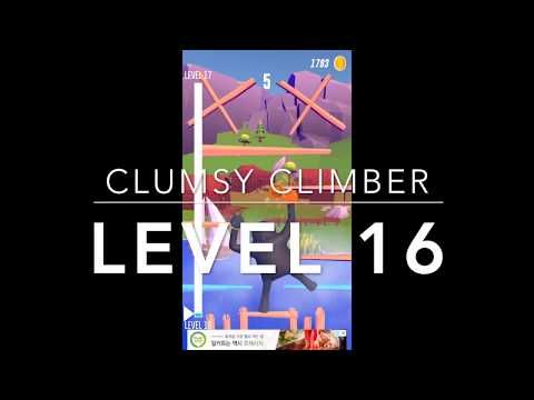 Video guide by Giant Tree: Clumsy Climber Level 16 #clumsyclimber