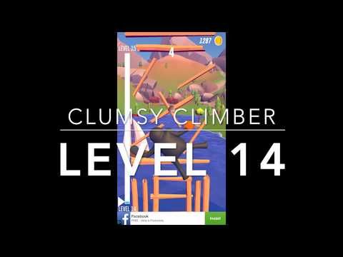 Video guide by Giant Tree: Clumsy Climber Level 14 #clumsyclimber