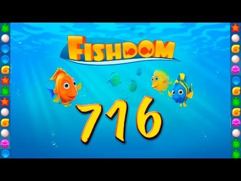 Video guide by GoldCatGame: Fishdom: Deep Dive Level 716 #fishdomdeepdive
