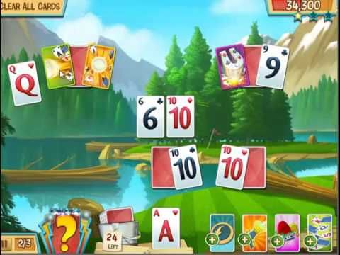Video guide by Game House: Fairway Solitaire Level 61 #fairwaysolitaire